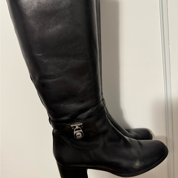 Michael Kors Leather Riding Boots - Picture 2 of 2